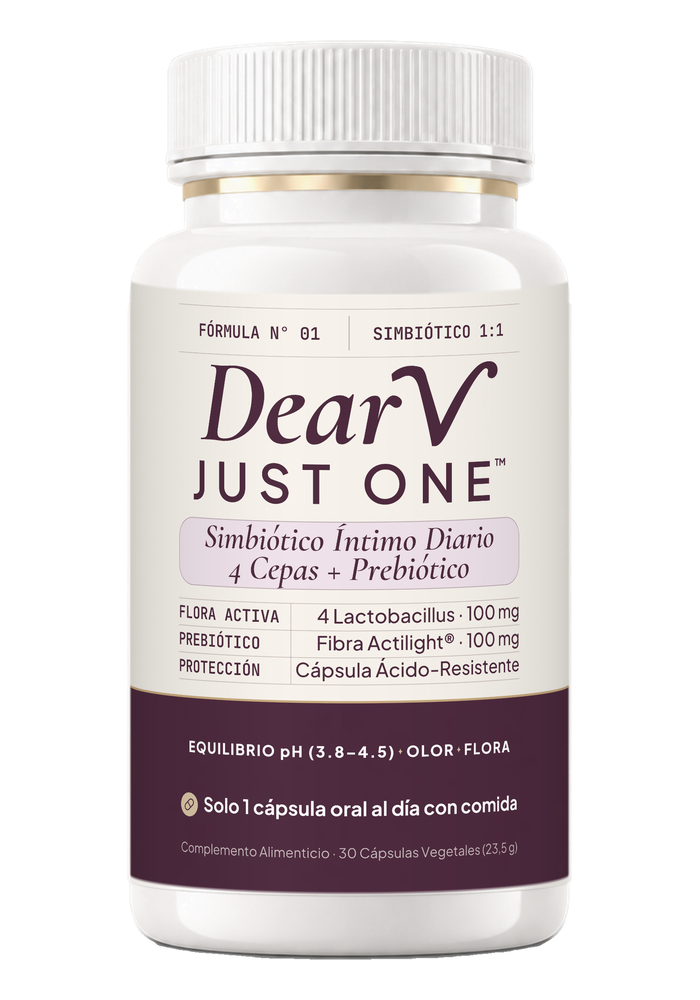 Dear V · Just One — Probiótico Vaginal Diario en Cápsulas