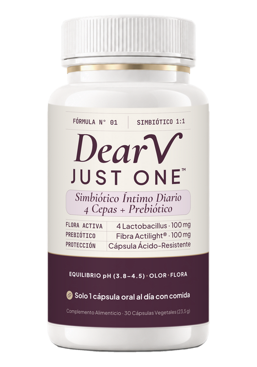 Dear V · Just One — Probiótico Vaginal Diario en Cápsulas