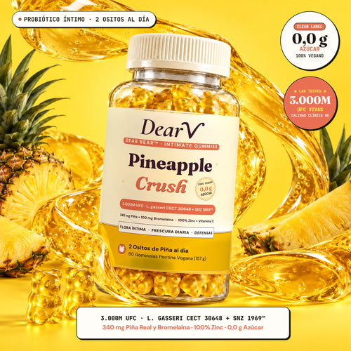 Dear V · Pineapple Crush — Probiótico Vaginal en Gominolas de Piña